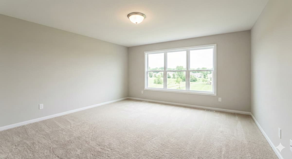 Room before Virtual Staging style AI transformation